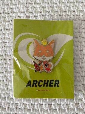 RossDraws (Ross Tran) "Archer" Milo Enamel Pin